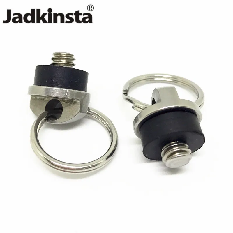 Jadkinsta Stainless Steel 1/4" Threaded Screw Adapter Tripod Mounting for Quick Release Neck Strap SLR DSLR |