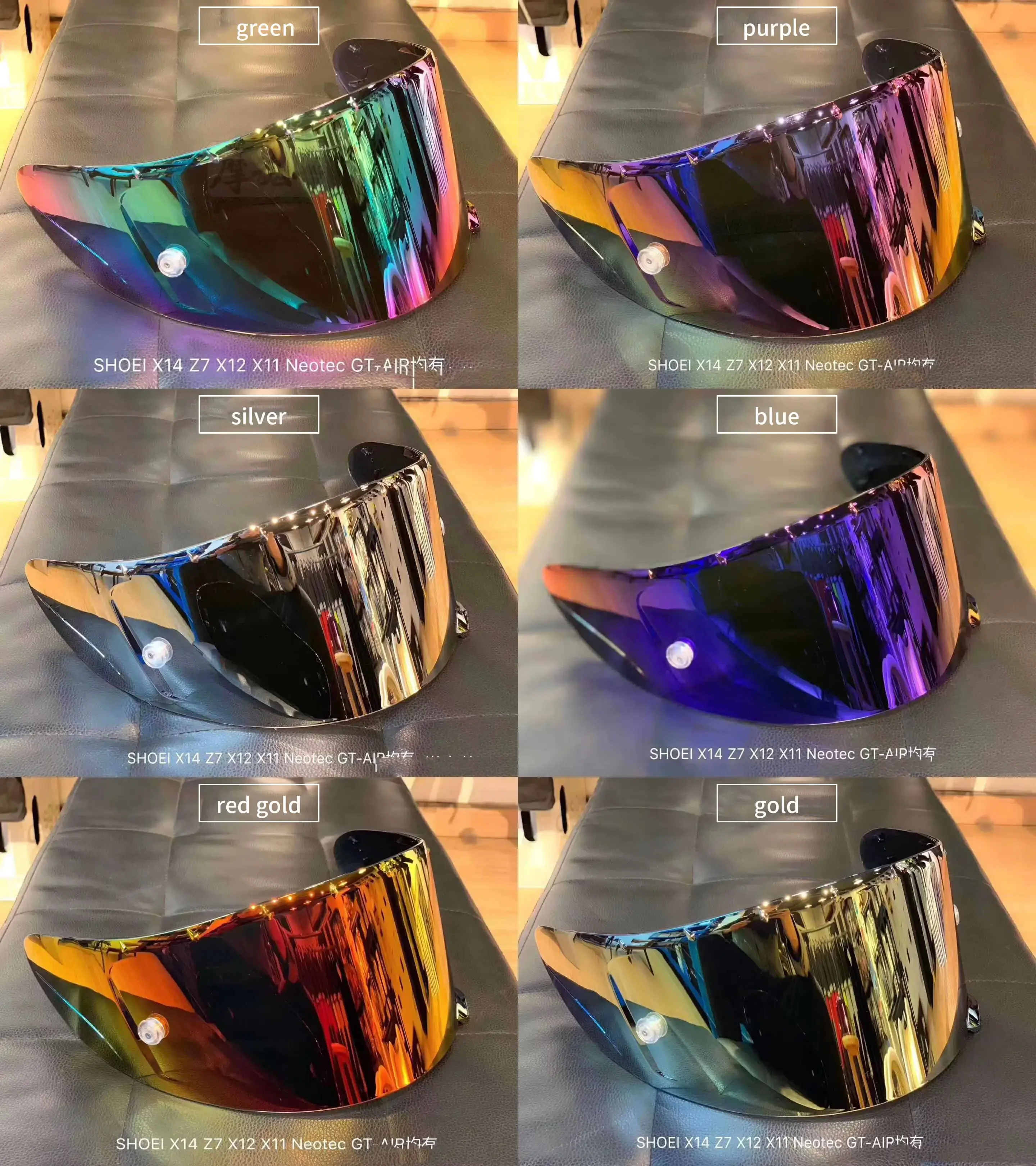 

Motorcycle helmet anti fog Anti-UV PC visor Lens Model for SHOEI X14 full face helmet visor mirror Lens