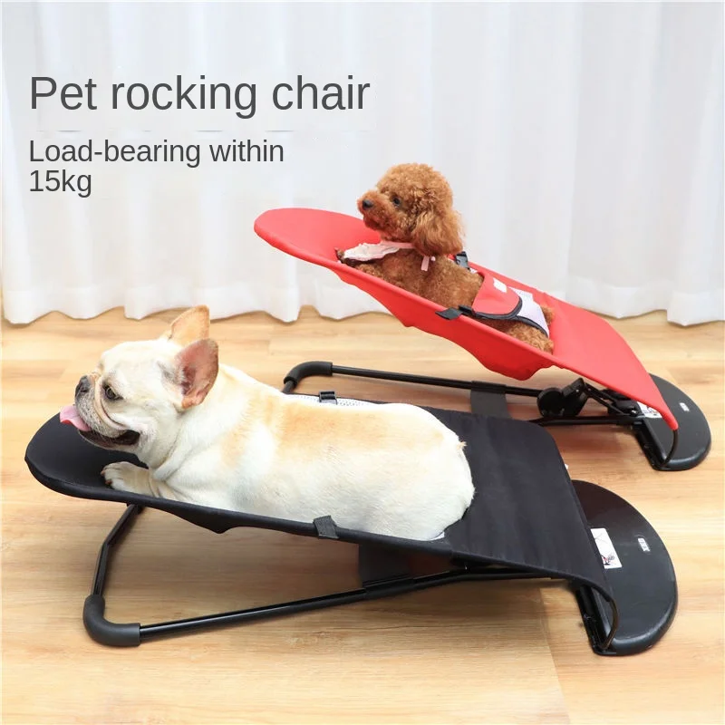 

Pet Dog Rocking Chair For Dog Cat Bed Foldable Sleeping Nest Puppy Cat Lounge Armchair Net Cotton Hand Wash Bed Sofa Pet Product