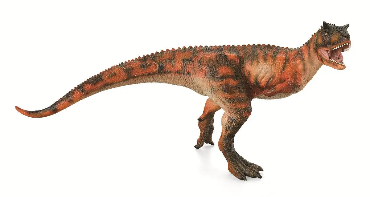 

Модель TNG Carnotaurus, динозавр, абеллаурида, фигурка животного, коллектор, реалистичное Доисторическое меловое украшение, детский подарок, игруш...
