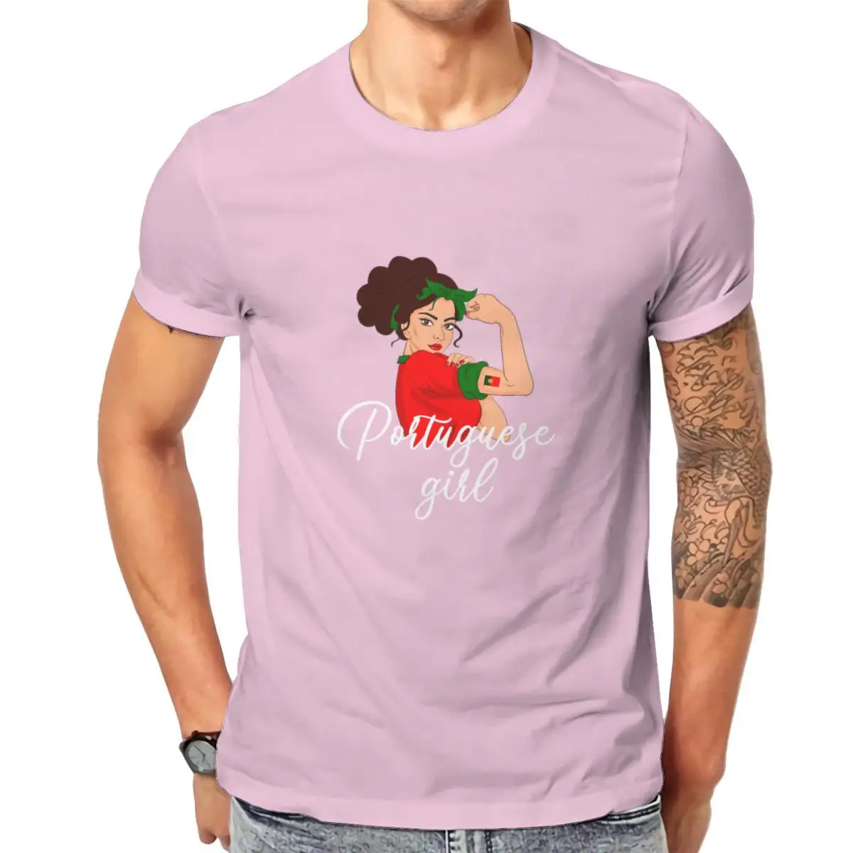

Wholesale Portuguese Girl, portugal women Unisex Baseball T-Shirt White Anime New For Boy Tees 105168
