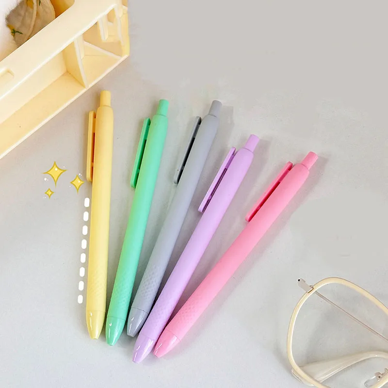 

Summer Candy Color Gel Pen 0.5mm Student Writing Pens Drawing Tools Office Kids School Writing Supplies Cute Stationery