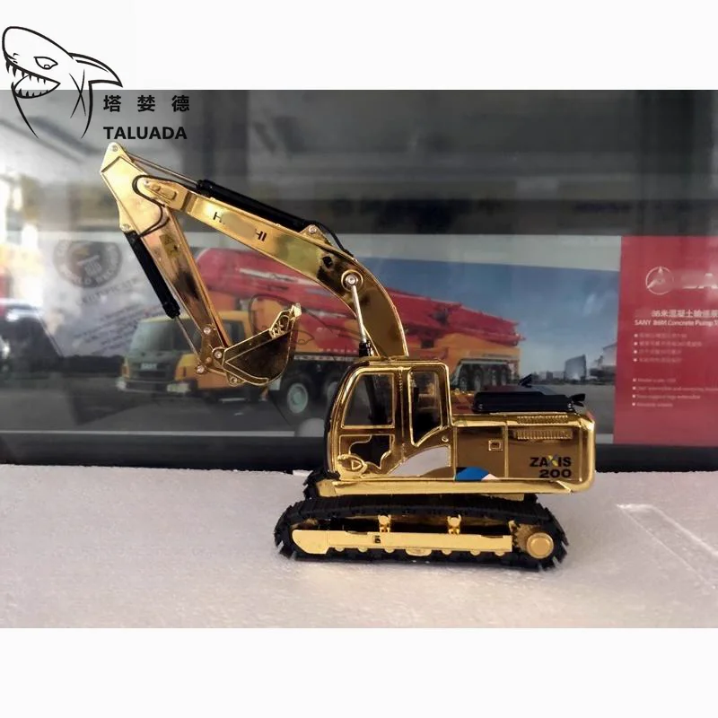 Для HITACHI ZAXIS200-5A сплав масштаб 1:40 модель Золотой экскаватор игрушка