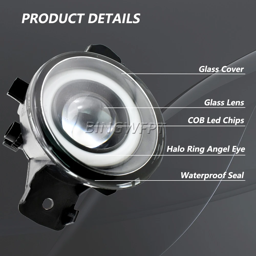 Левая + правая противотуманная фара для Nissan Qashqai 2 J10 2007-2013