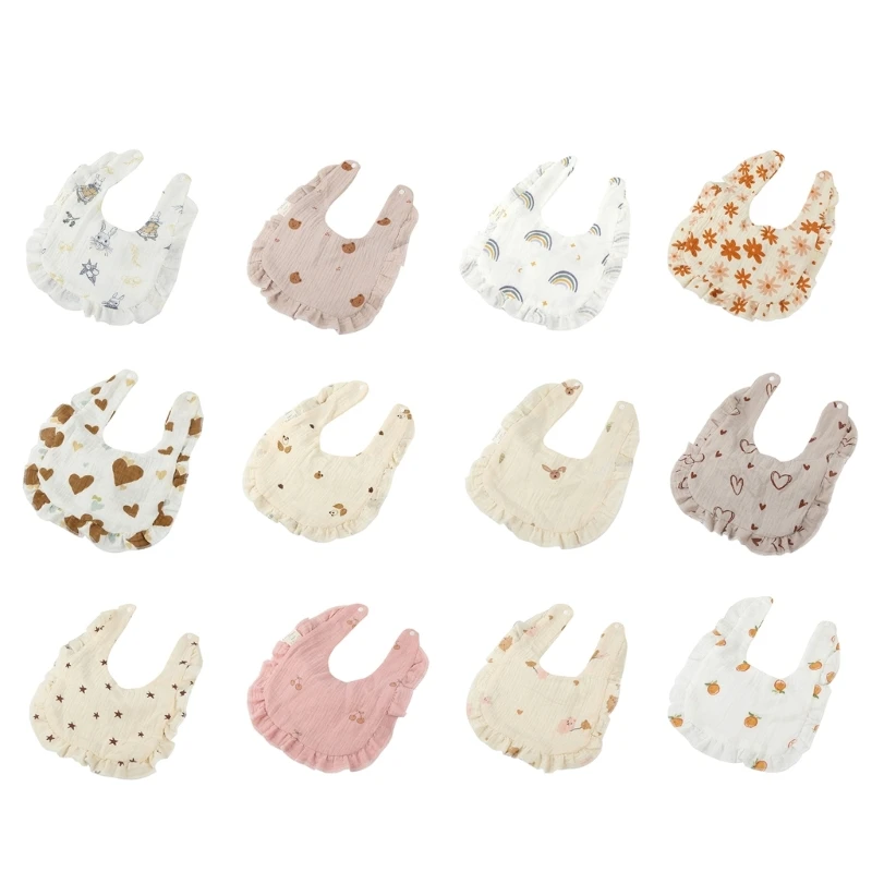 

Детские нагрудники Drool Bandana Мягкие регулируемые детские хлопковые нагрудники для новорожденного в подарок