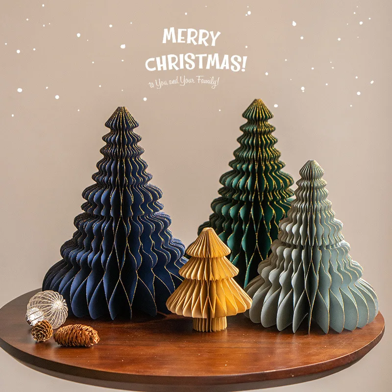 Рождественское сотовое украшение для рождественской елки аксессуары стола