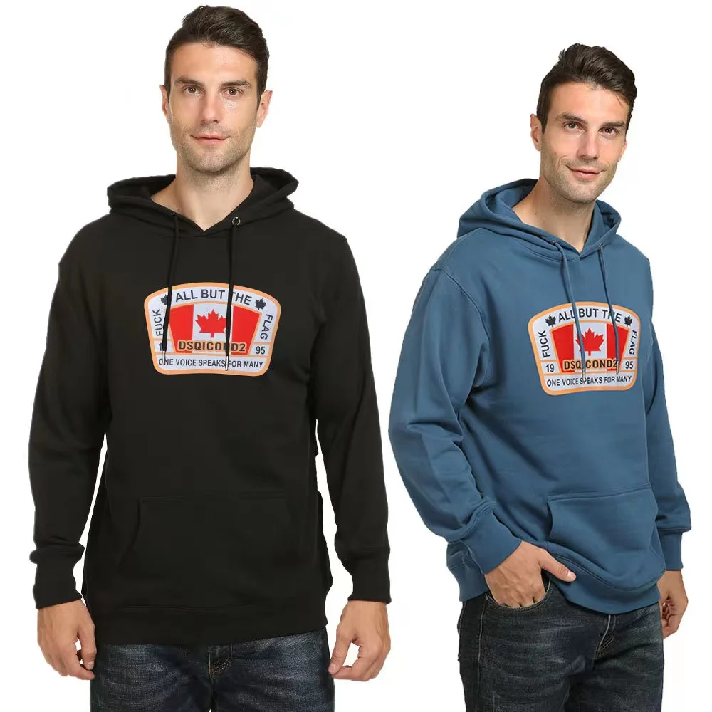 

2022 DSQ2 ICON Brand Fashion DSQ Letter Hoodies Sweatshirt Men Women Autumn Casual Warm Fleece Hoodie Male Hip Hop Pullover
