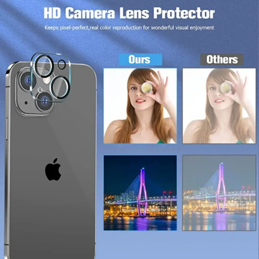 Закаленное защитное стекло 5 в 1 для iPhone 11 12 13 14 Pro Max