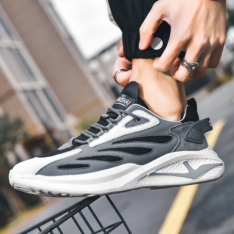 

Мужские туфли Новинка весна-осень-лето 2022 дышащая Спортивная модная универсальная повседневная обувь мужская повседневная обувь