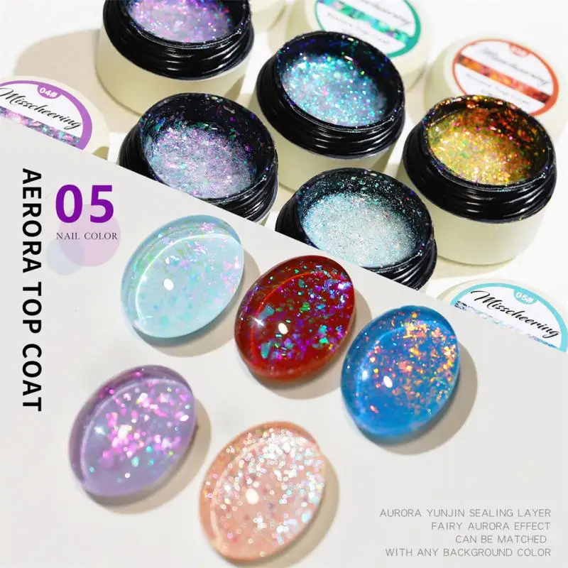

Crystal Fire Opal Star Aurora Nail Art Cloud Brocade Flakes Chrome Powder Edelweiss Glitter Powder For Eyeshadow DIY Manicure