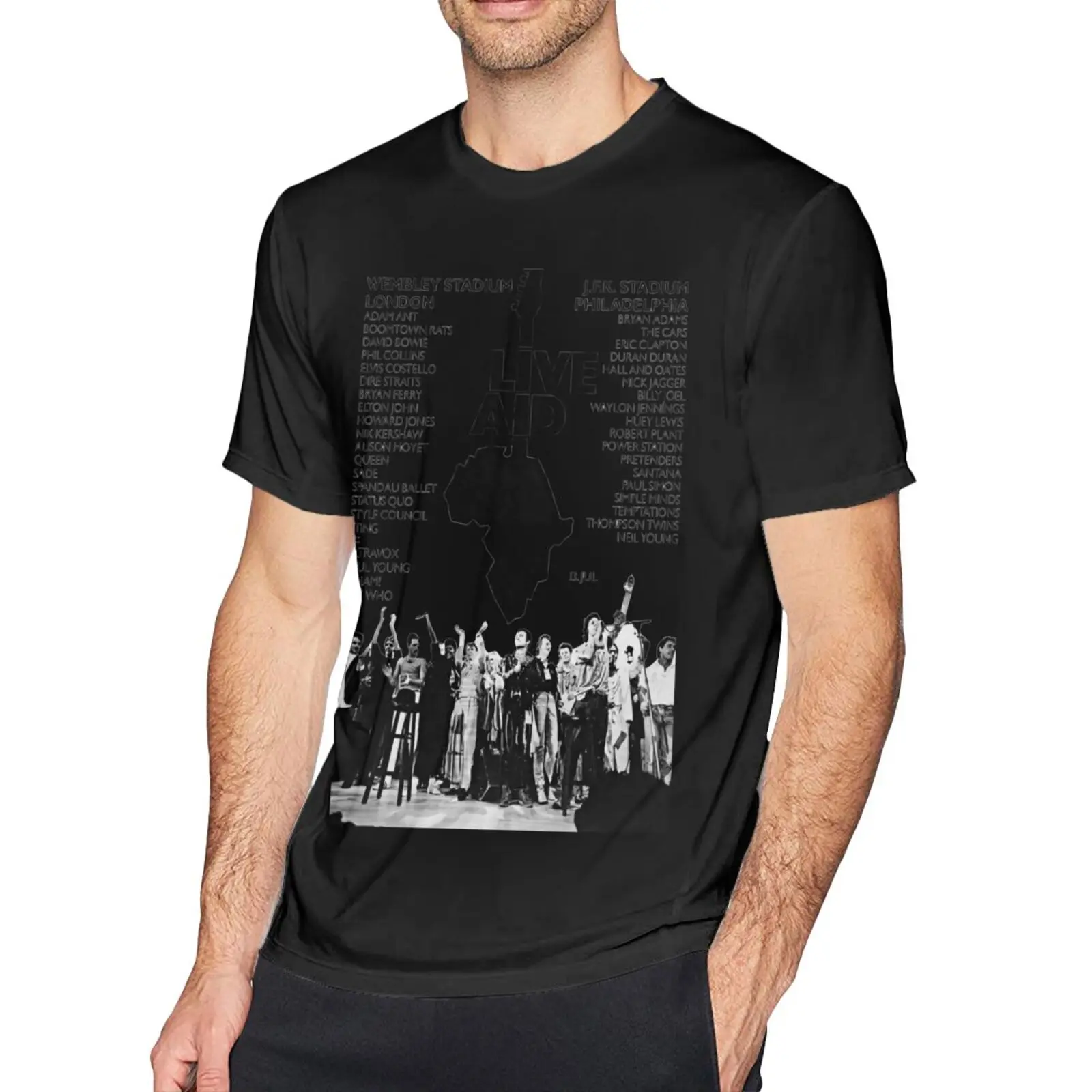 

Богемные футболки Live Aid Queen Freddie Mercury 5718, футболки с коротким рукавом, мужские рубашки, футболки в стиле гранж Харадзюку