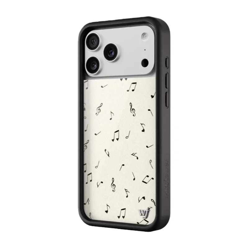Чехол для телефона Wildflower Love Notes для iPhone 17, 16, 15, 14, 13, 12, Pro Max Plus WF, противоударный чехол с музыкальной нотой, чехол (art.: 3920d26432d9e) - 3920d26432d9e
