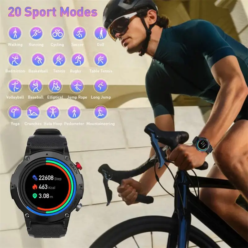 

C21 Men Smart Watch Bluetooth-compatible Calling Multi-sport Mode Ip67 Waterproof Sports Smartwatches Bracelet Wristband