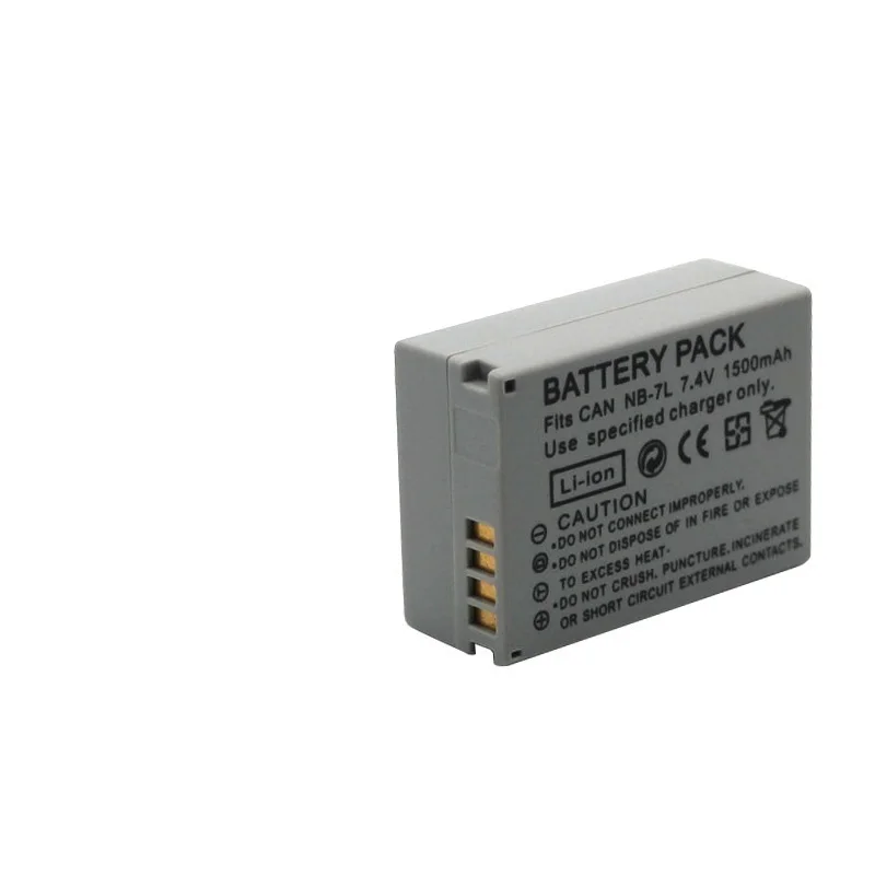

Suitable for Canon G10 G11 G12 SX30IS SX3 PC1560 1428 1305 NB-7 L battery