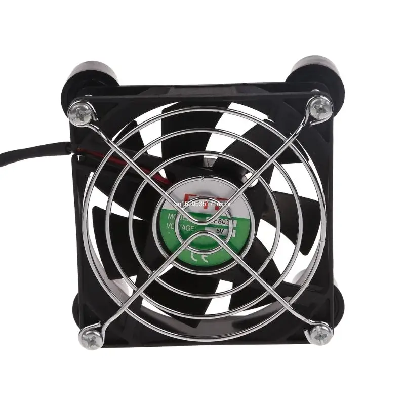 Фото 80 мм/120 мм USB Power Cooling Fan для беспроводного маршрутизатора Компьютерный кулер Вентилятор Прямая поставка №5