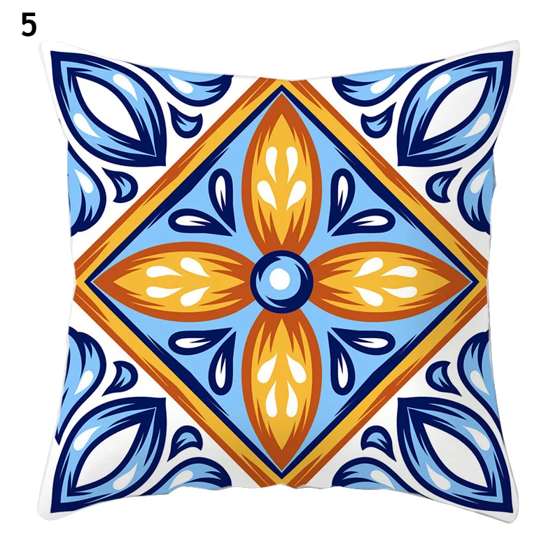 

Nordic Style Printed Pillowcases Washable Pillowcases Ethnic Style Pillowcases Home Textiles Abstract Pillowcases Cushion Covers