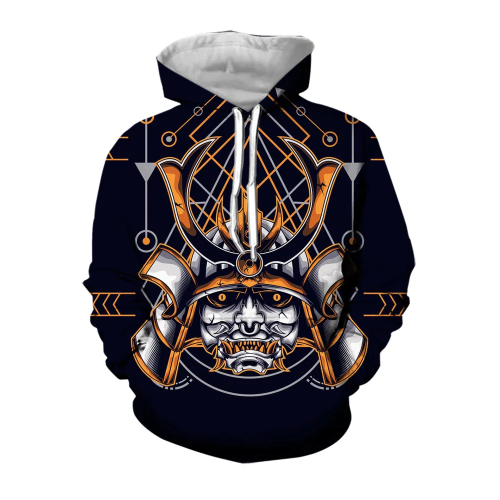 

Jumeast Ghost Mask Hoodies For Men Popular Dark Samurai Oversized Mens Hoodie Casual Hooded Sweatshirts Streetwear Clothing Tops