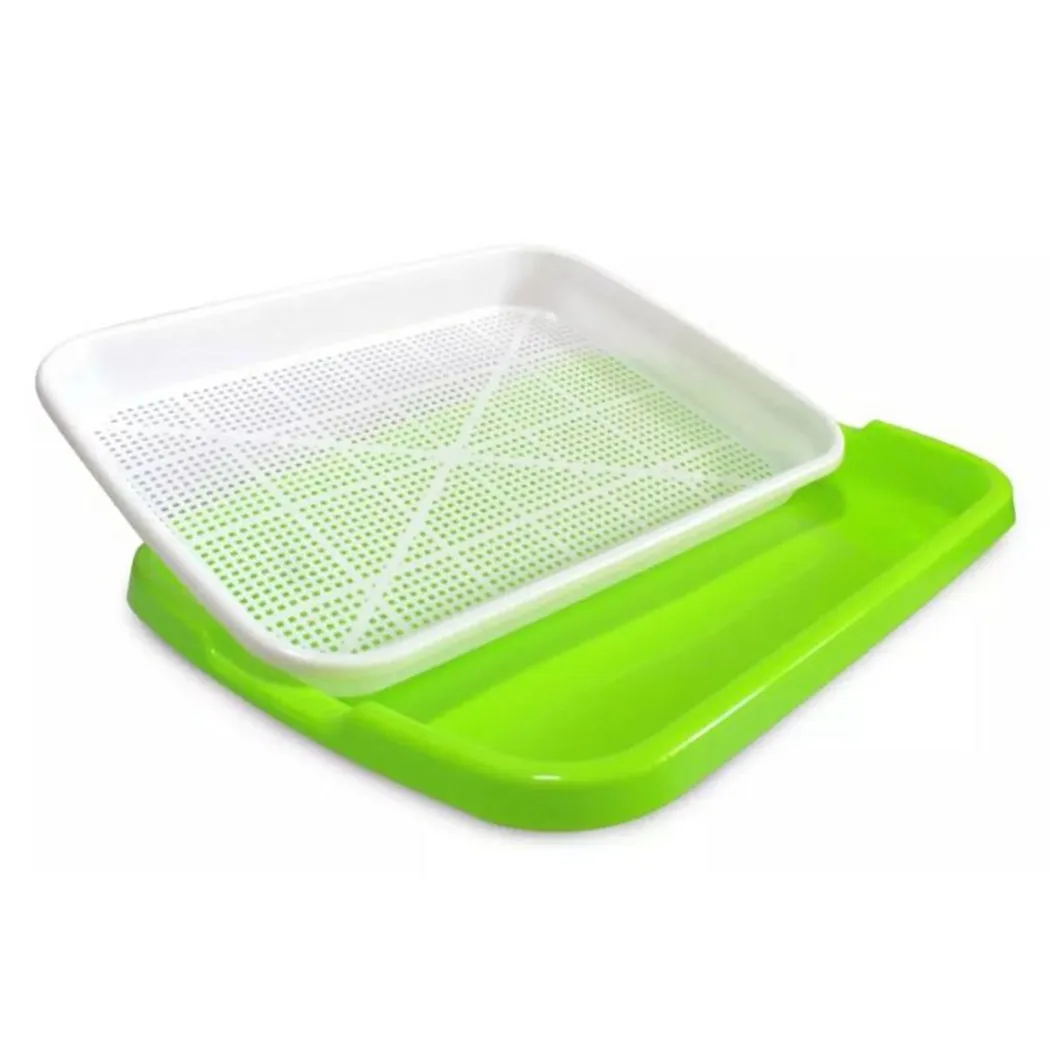 

Microgreens Sprouting Tray Sprout Dish Growing Pot Hydroponic Sprouting Tray For Sprouts Cat Grass Germination Nursery Pot Grow