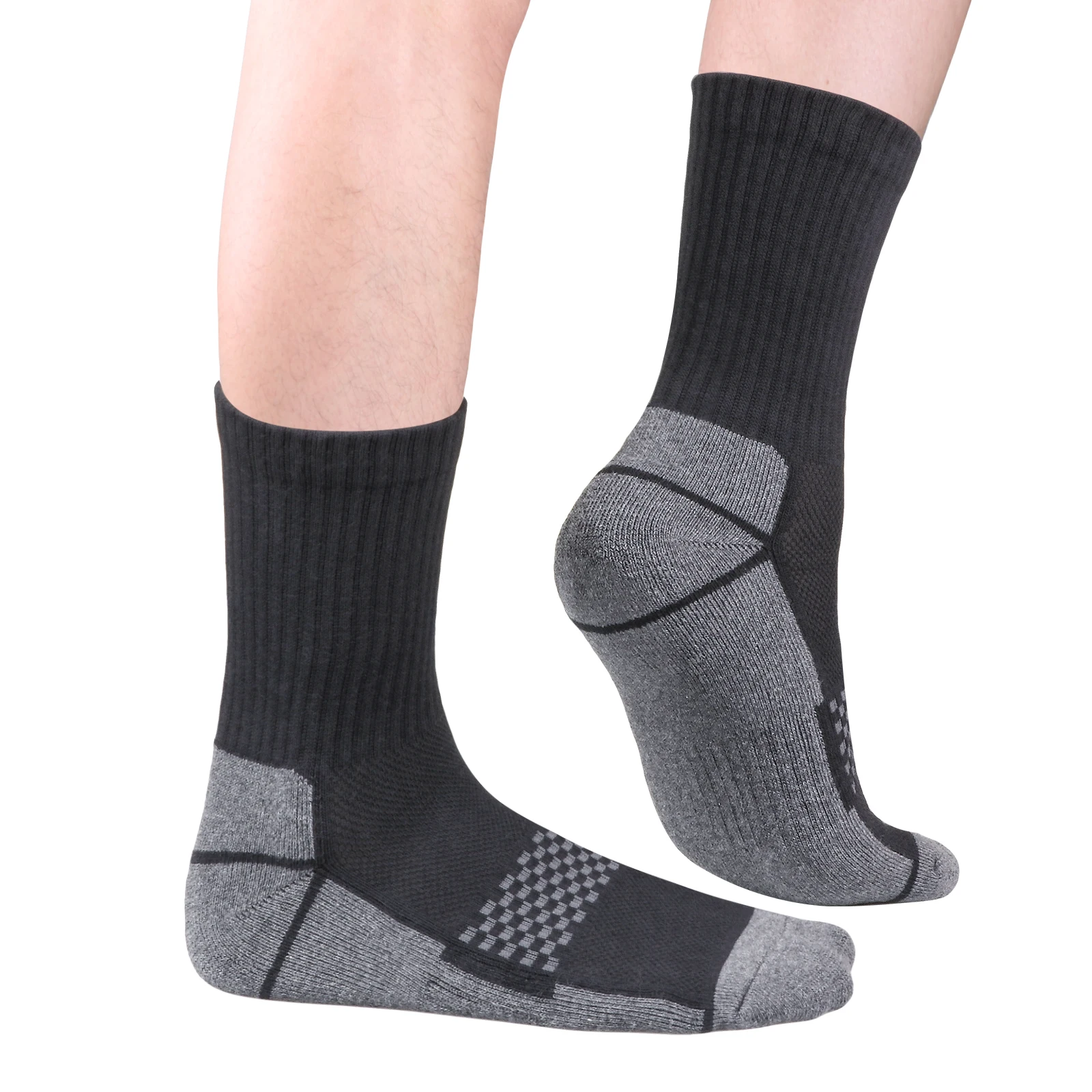 YUEDGE мужские носки для экипажа повседневные влагоотводящие мягкие спортивные