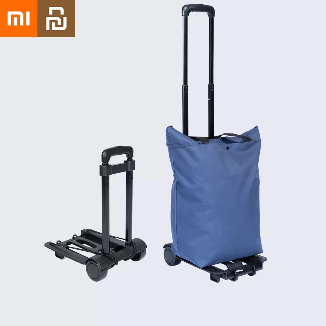 

Xiaomi Youpin Lightweight Folding Hand-pull Shopping Cart Pull Rod Trailer Home Grocery Shopping Telescopic Courier Trolley