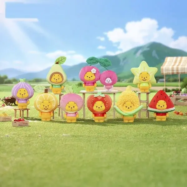 Фото TOPTOY Оригинальная серия мини-фигурок Disney Winnie the Pooh Little Orchard в формате сюрприз-бокса, милое украшение для стола, коллекционный подарок и игрушка. №2