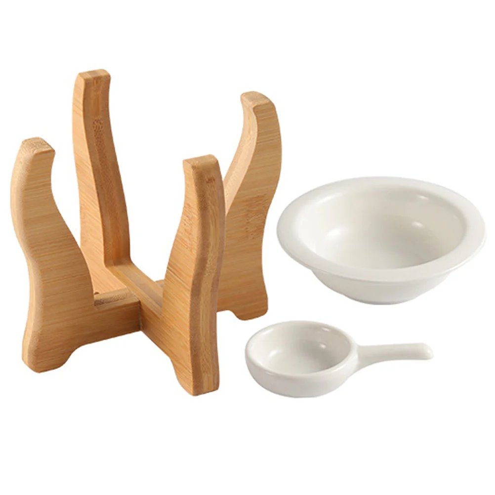 Арома-лампа плита горелка для эфирного масла бамбуковый держатель диффузор