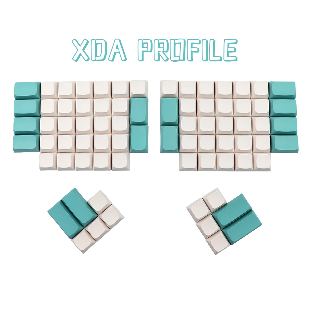 

XDA профиль Ergodox колпачки для клавиш pbt пустые колпачки для клавиш ergodox MX переключатели Механическая игровая клавиатура колпачок для клавиш