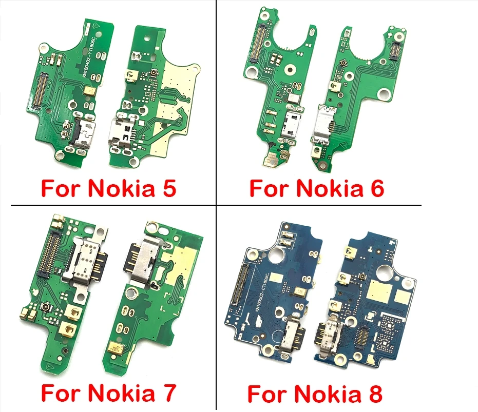 

10Pcs For Nokia 2.1 2.2 2.3 2.4 3 3.1 3.3 3.4 5.3 5.4 5 6 7 8 USB Charging Port Board Plug Charger Flex Cable Connector
