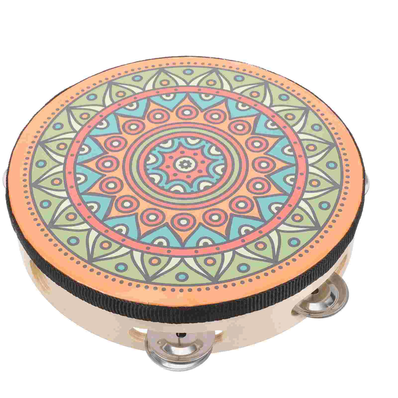 

Children Hand Drum Tambourine Handheld Percussion Instrument Metal Kids Musical