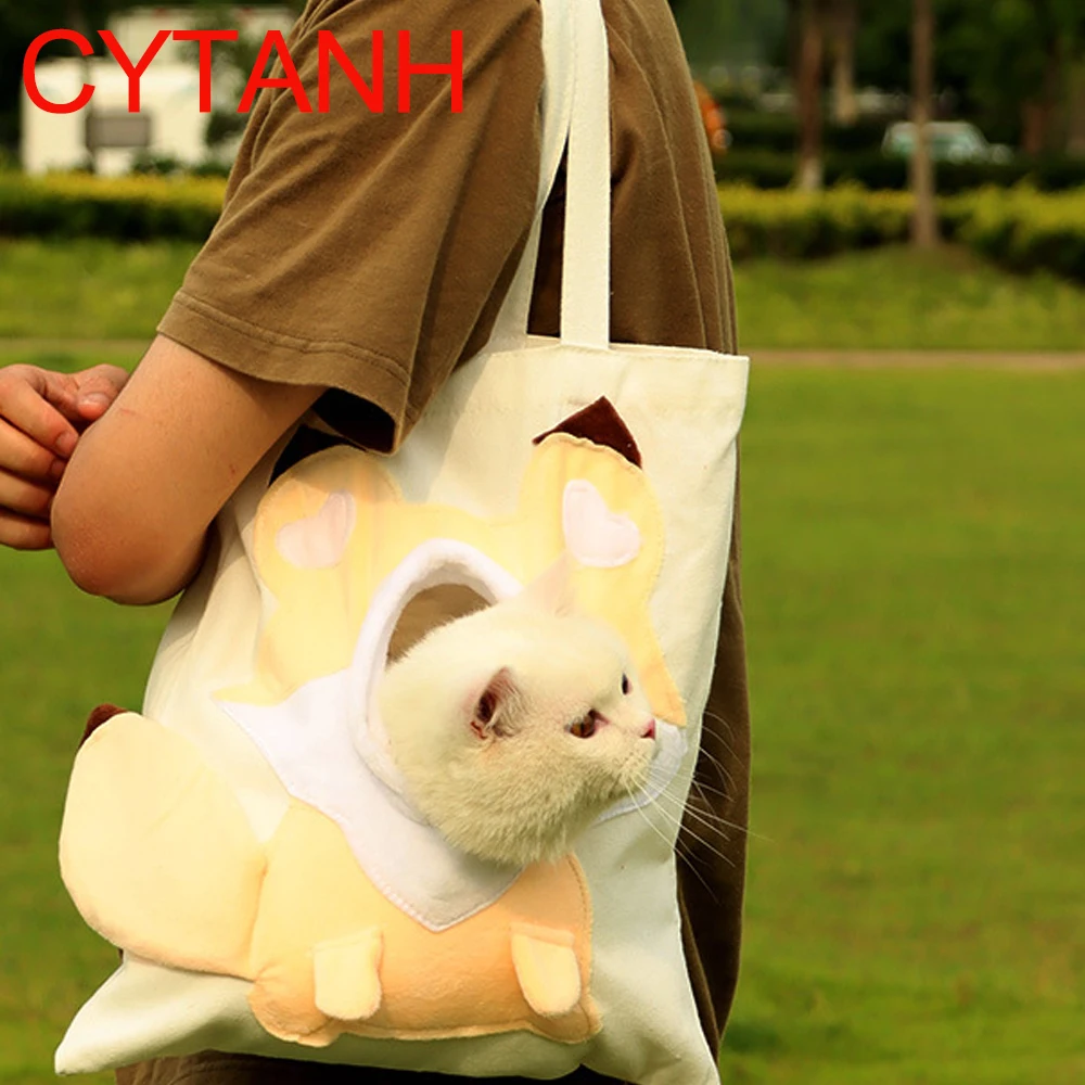 

Outdoor Portable Shoulder Bag Dog Messenger Carrier Bag Cat Walking Bag For Puppy Kitten Comfort Safety Travel Accessories