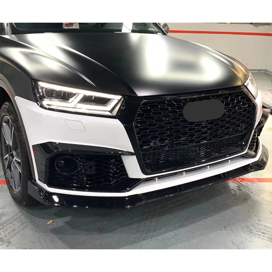 

Front Bumper Grille Front Bumper Grill Center Grille Gloss Black for Audi Q5 2018-2019 (Refit for RSQ5 Style) car accessories