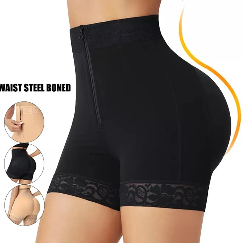 Fajas Colombianas Waist Trainer Butt lifter Body Shapewear Corset Push Up High Waist Panties Underwear Tummy Control Hip Enhance