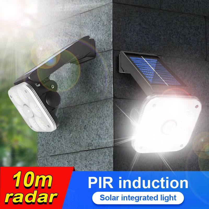 

Solar Light Outdoor Powerful LED Garden Sun Lights 3 Mode IP65 Waterproof Wall Lamp 106 LED Super Bright Motion Sensor Solar