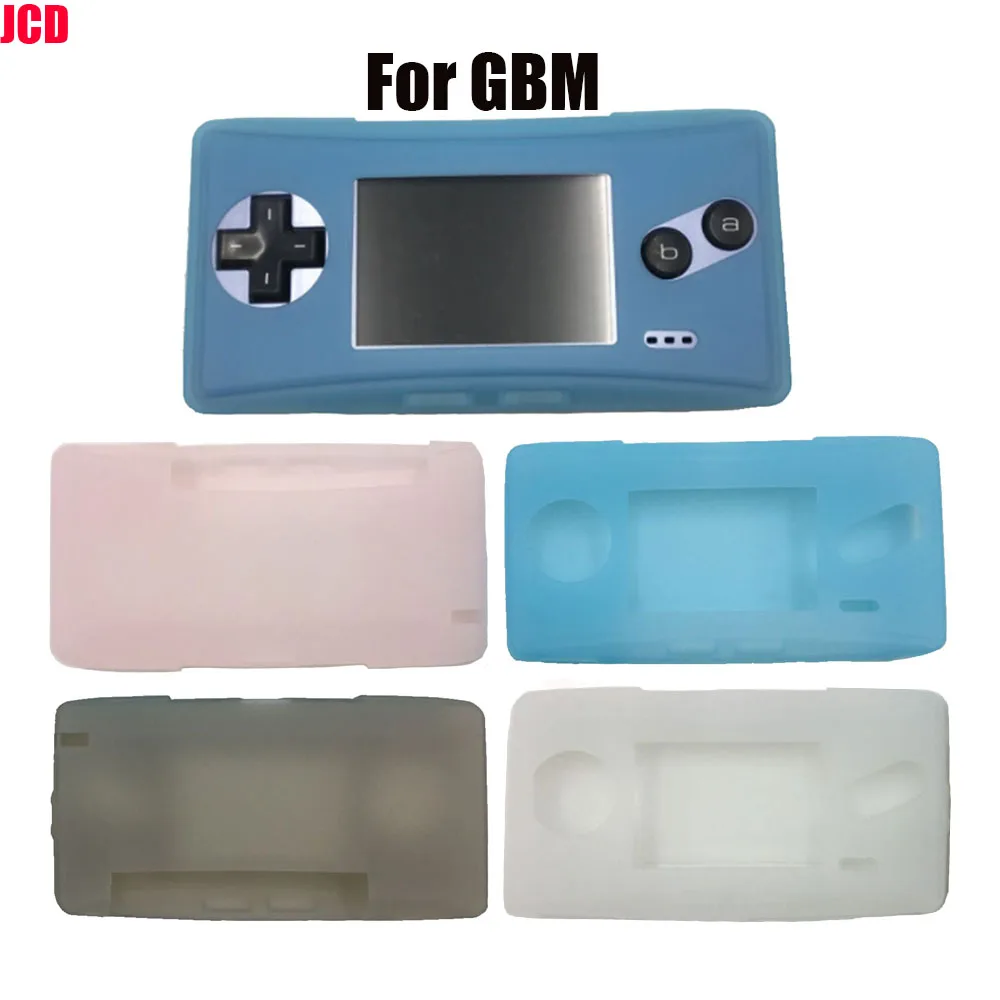 

JCD 1pc For GBM Console Protective Case Cover Silicone Soft Crystal Shell For GameBoy Micro Transparent Clear Protective Shell