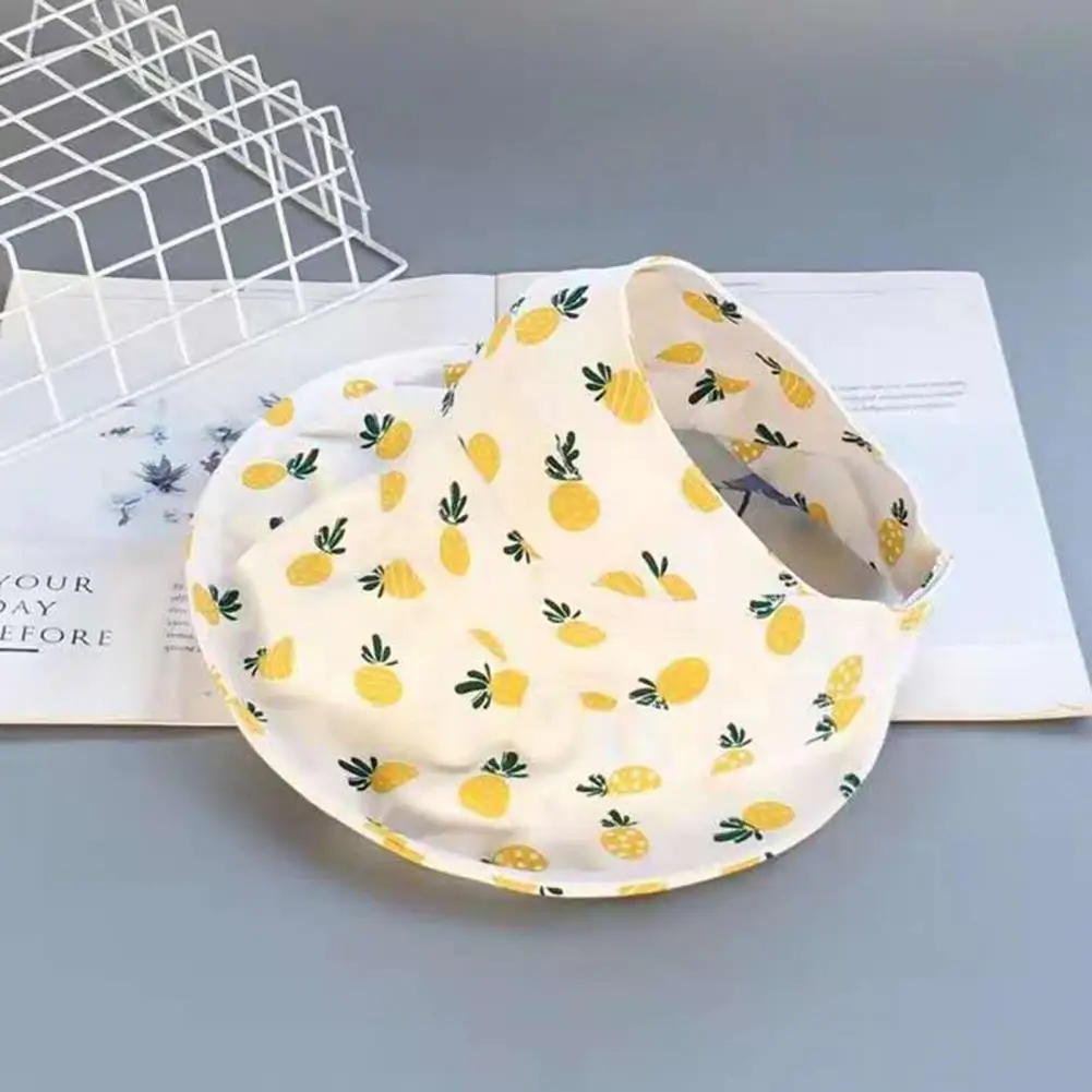 

Lightweight Stylish UV Resistant Sunshade Hat Soft-touching Kid Caps Breathable for Daily Wear