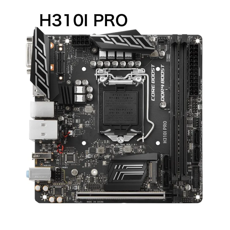 Материнская плата для ПК MSI H310I PRO LGA 1151 DDR4 H310 Mini-ITX, материнская плата 100% протестирована, ОК, Полная работа