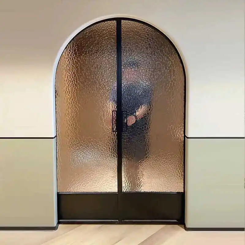 Кованое железо французская ретро-дверь арочная дуга туалет ванная комната очень