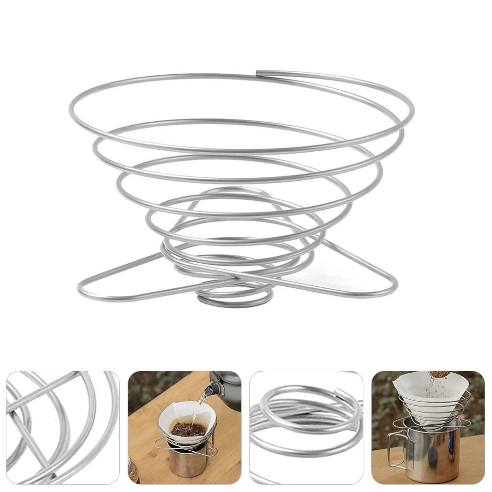 Капельница для кофе ситечко из нержавеющей стали складная воронка фильтр