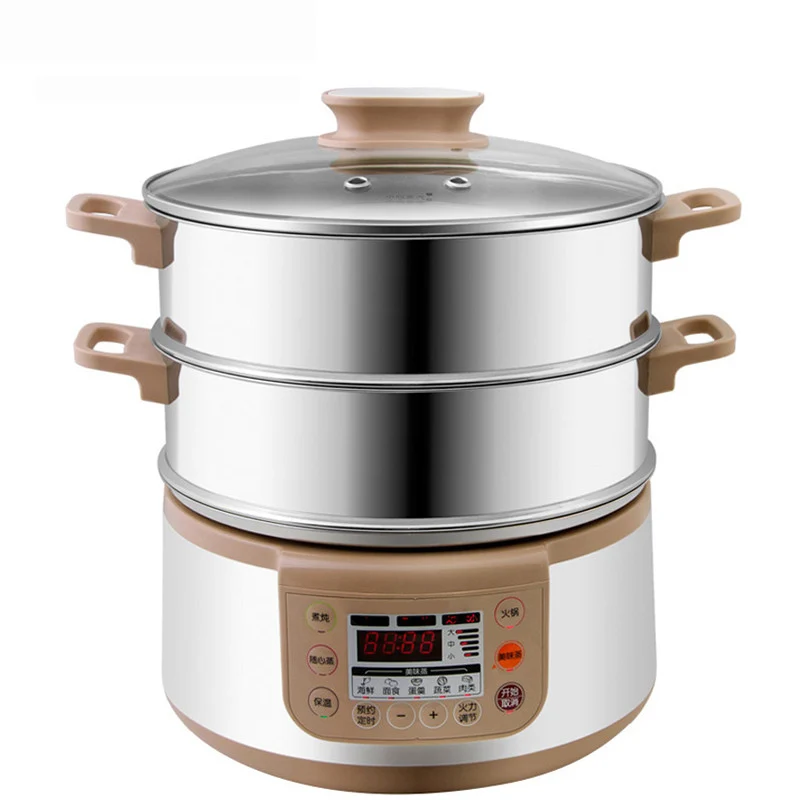 

1300W Powerful 10L large capacity Stainless Steel Electric Food Steamer
