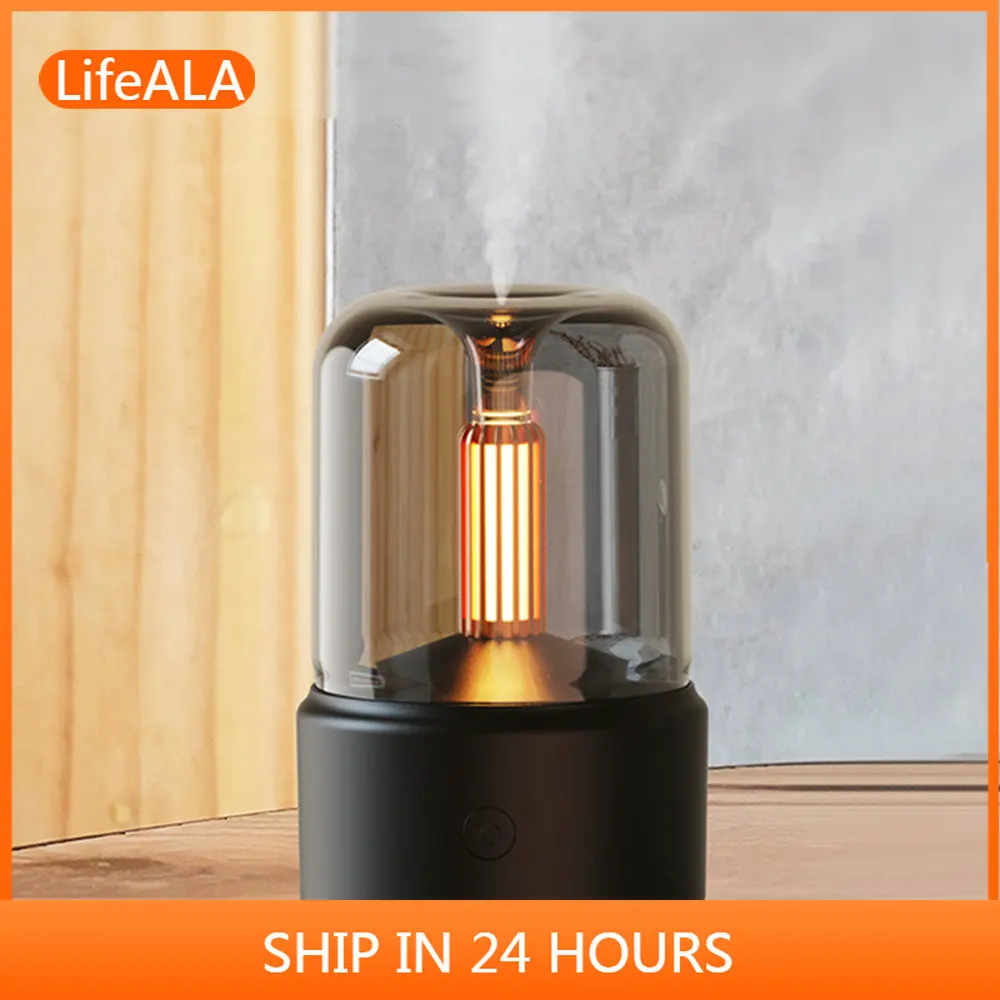 

Портативный мини-аромадиффузор LifeALA, USB-увлажнитель воздуха, Женский ночник, распылитель холодного тумана для дома, подарок