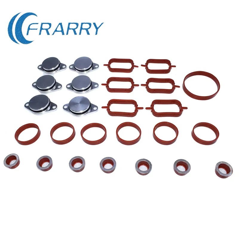 FRARRY-렌 108 juntas de colector y aletas giratorias para BMW 330d 335d 530d X3 X5 E70 X6 3.0d,sd (art.: 3920cf6ee435d) - 3920cf6ee435d