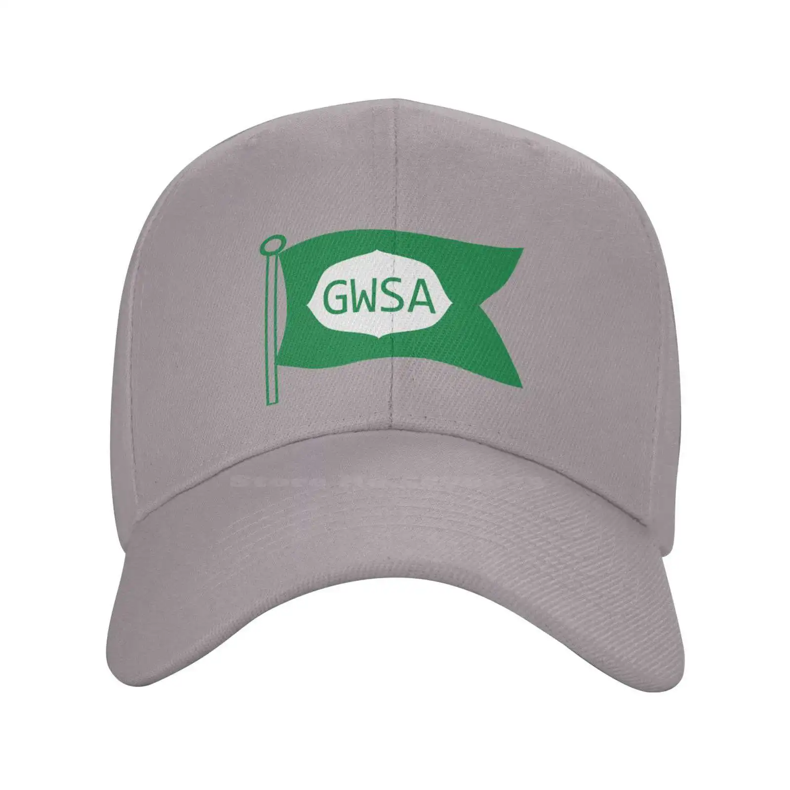 

Greenways Shipping Agencies Logo Print Graphic Casual Denim cap Knitted hat Baseball cap