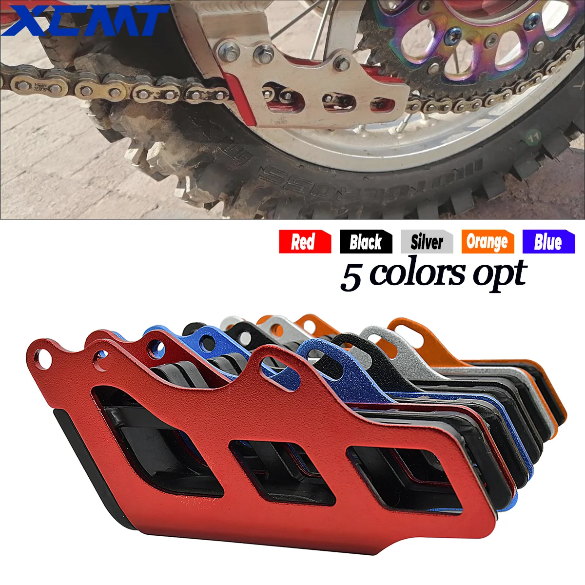 Направляющая цепи мотоцикла для Honda CRF 125R 250R 250RX 250X 450R 450RX 450X 450L 450RL 2005 2006-2021