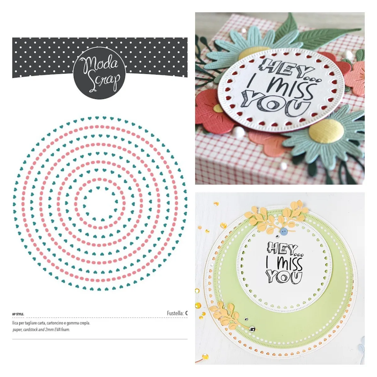 

Love Circle Metal Cutting Die Scrapbook Embossed Paper Card Album Craft Template Cut Die Stencils New for 2022 Arrive
