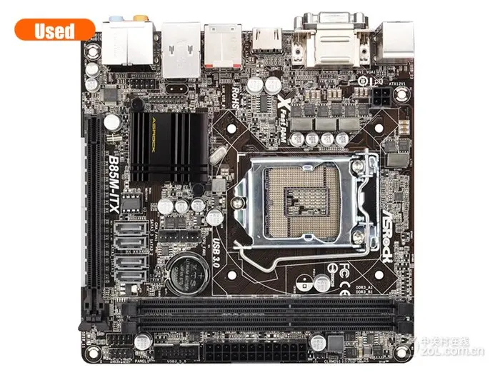 Материнская плата Asrock B85M-ITX Mini-ITX 16 ГБ DDR3 HDMI VGA DVI