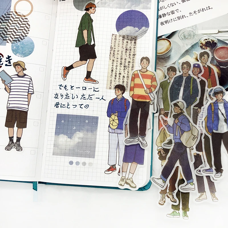 

Новинка 2022, яркий солнечный свет, модная наклейка для мальчиков, дневника, планировщика, фотоальбомов