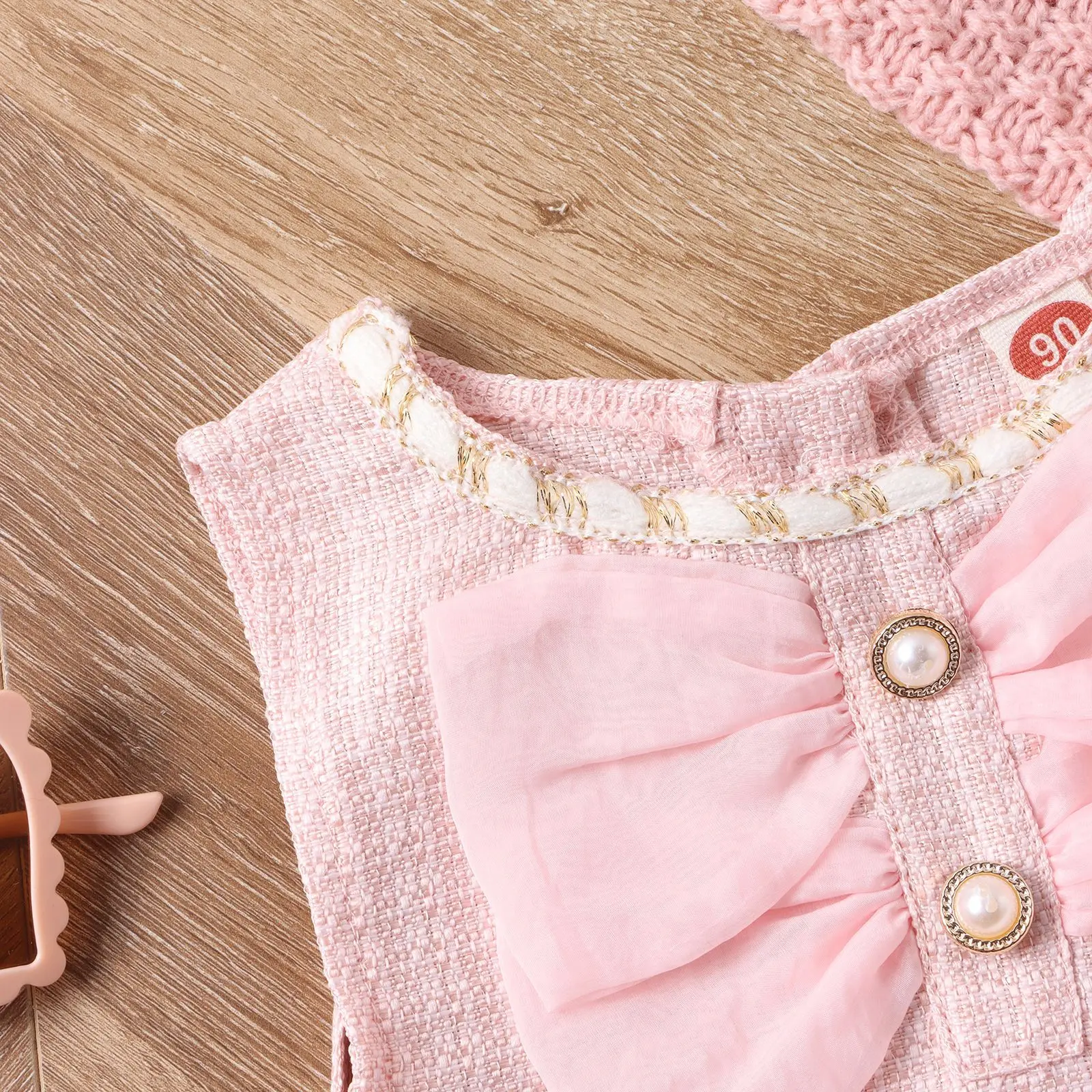 Детские комплекты европейская Красивая осенне-зимняя Новинка сетчатая пряжа с