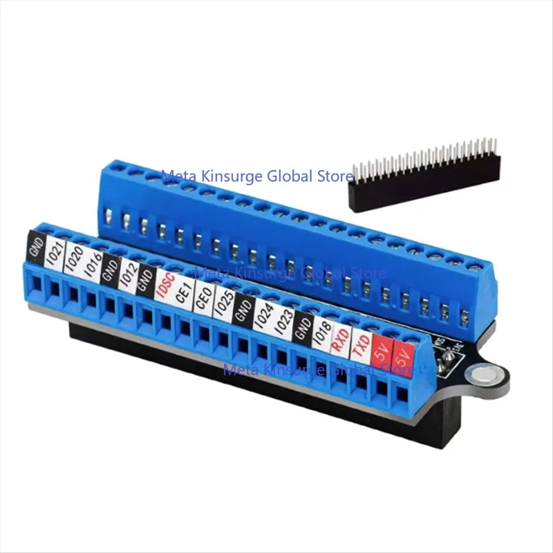 Фото Плата расширения GPIO с 40 контактами и винтовыми клеммами, акриловая выводная пластина для Raspberry Pi 3B 4B 5B, мини-наклейка-удлинитель для контактов №3
