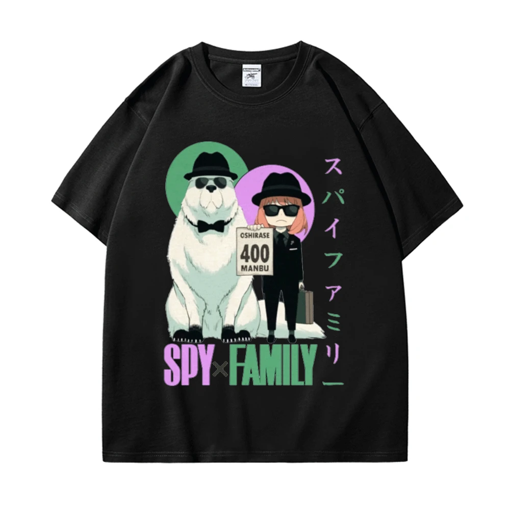 

Anime Spy X Family Print T-Shirts Men Women Streetwear Fashion O-Neck Oversized T Shirt Harajuku Tee Shirt Tops Unisex Clothing