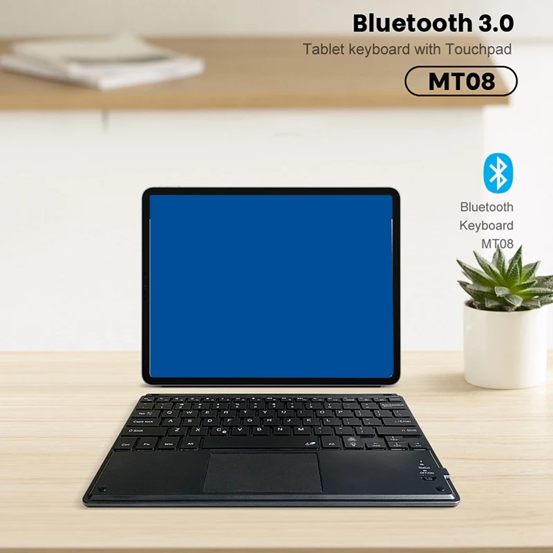 Ультратонкая эргономичная клавиатура с тачпадом беспроводная Bluetooth-клавиатура